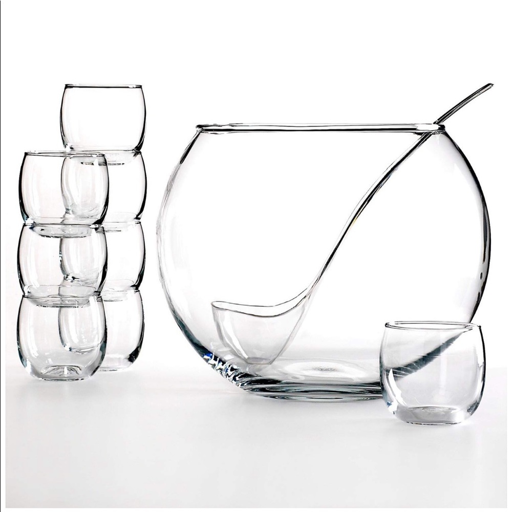 THE CELLAR • modern 10 piece punch bowl set